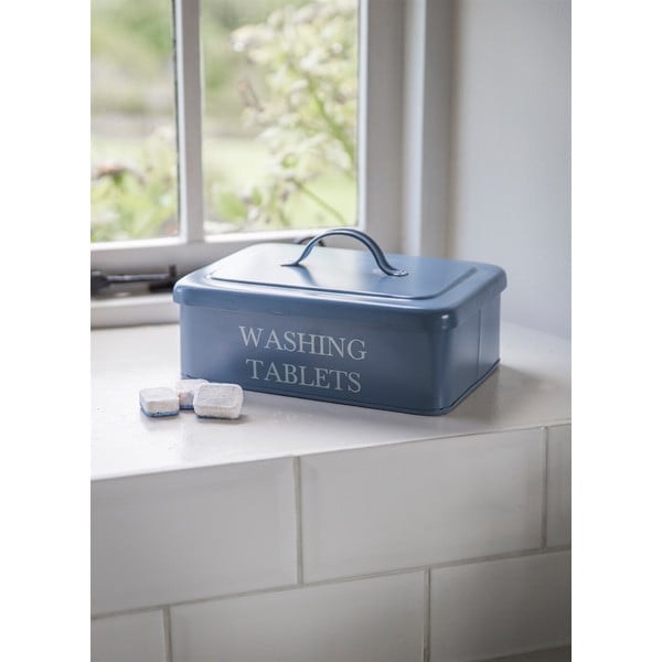 Pojemnik na kapsułki do prania Washing Tablet, niebieski-image-1