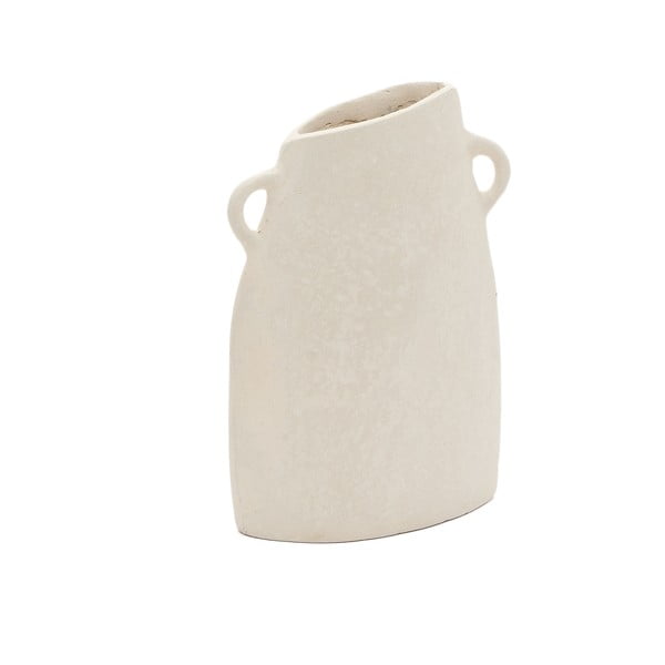 Kremowy ręcznie wykonany wazon (wysokość 27 cm) Neti – Kave Home