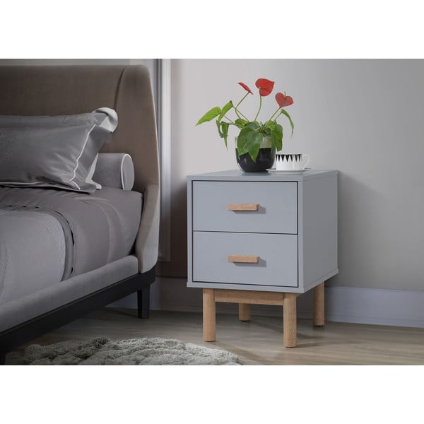 Szara szafka nocna Melanie – Støraa-image-1