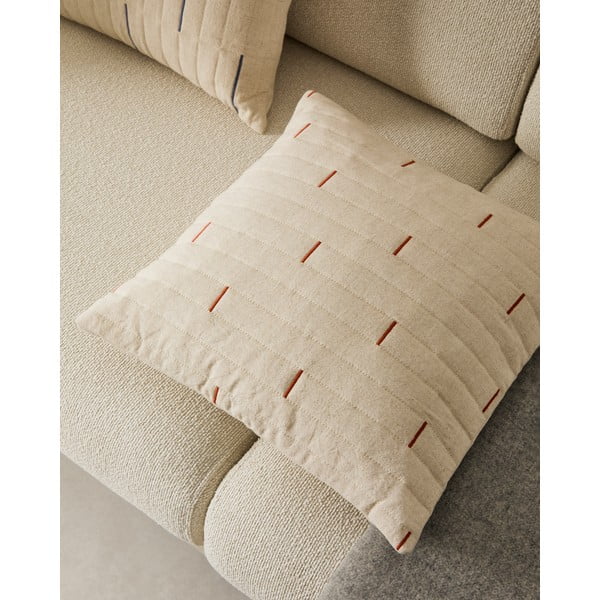 Poszewka na poduszkę z mieszanki lnu 45x45 cm Blaina – Kave Home-image-1