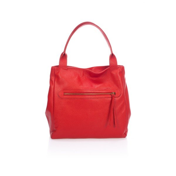 Czerwona torebka skórzana Markese Sahara-image-1