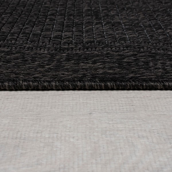 Ciemnoszary dywan odpowiedni na zewnątrz 160x230 cm Weave – Flair Rugs-image-4