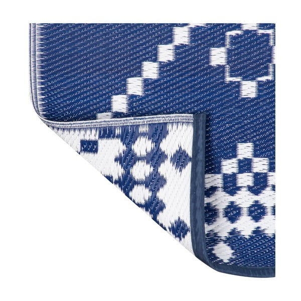 Niebiesko-biały dywan zewnętrzny Green Decore Amber, 120x180 cm-image-3