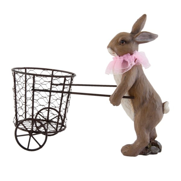 Figurka króliczka z koszyczkiem Clayre & Eef