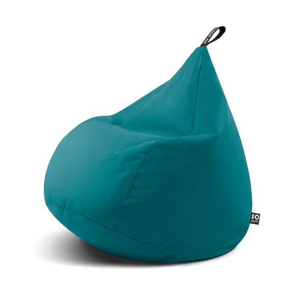 Turkusowy worek do siedzenia Drop XL – So Soft?
