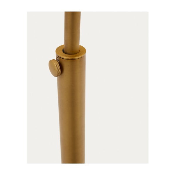 Lampa stojąca w kolorze złota z metalowym kloszem (wys. 185 cm) Madali – Kave Home-image-4