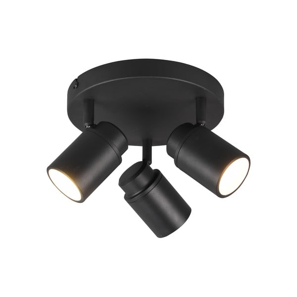 Metalowa lampa punktowa w kolorze matowej czerni Angelo – Trio-image-4