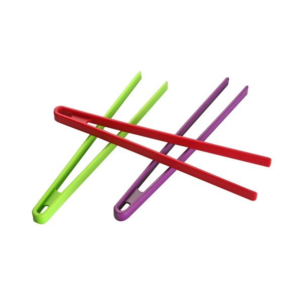 Zestaw 3 par szczypców silikonowych Versa Pinzas