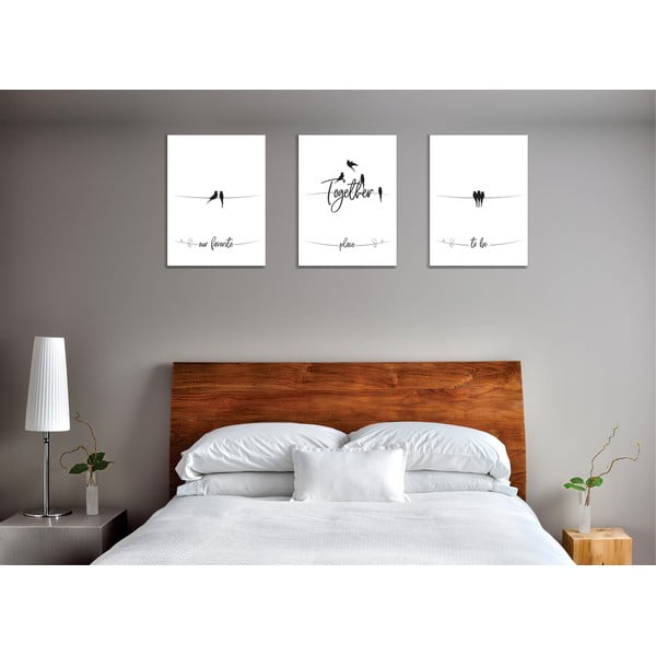 Obrazy zestaw 3 szt. 30x40 cm – Wallity-image-2