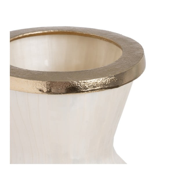 Biały szklany wysoki wazon (wysokość 57 cm) Linea – Ixia-image-1