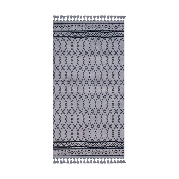 Szary dywan odpowiedni do prania 200x100 cm − Vitaus