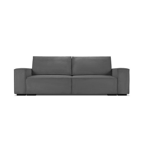 Ciemnoszara sztruksowa rozkładana sofa Mazzini Sofas Azalea-image-2