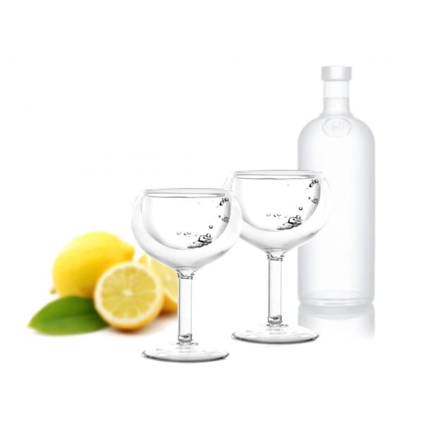 Zestaw 2 kieliszków z podwójną ścianką Vialli Design Amo Vodka, 30 ml-image-1