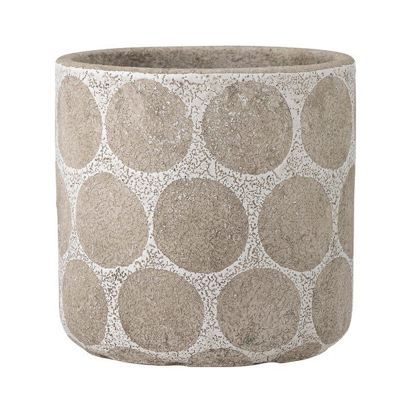 Terakotowa ręcznie wykonana osłonka na doniczkę ø 12 cm Felan – Bloomingville