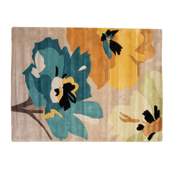 Dywan Bloom Teal Ochre, 120x170 cm-image-2