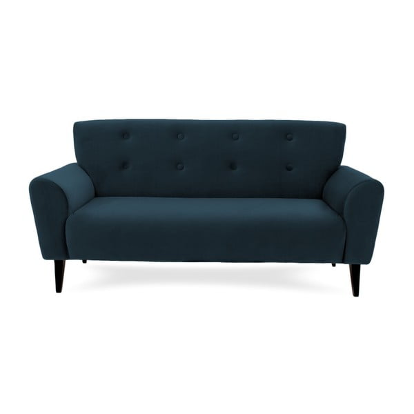 Ciemnoniebieska 3-osobowa sofa Vivonita Kiara