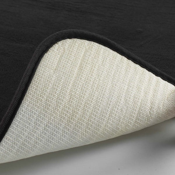 Czarny dywanik łazienkowy do WC 45x45 cm Vitamine – douceur d'intérieur-image-4