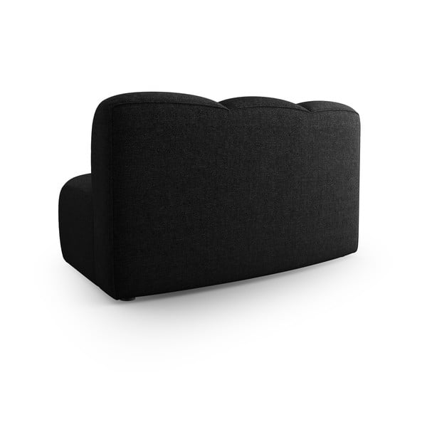 Czarnoantracytowy moduł sofy (moduł środkowy) Lupine – Micadoni Home-image-3