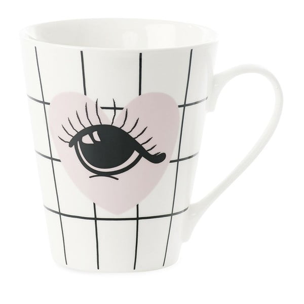 Kubek porcelanowy Miss Étoile Coffee Heart and Eye