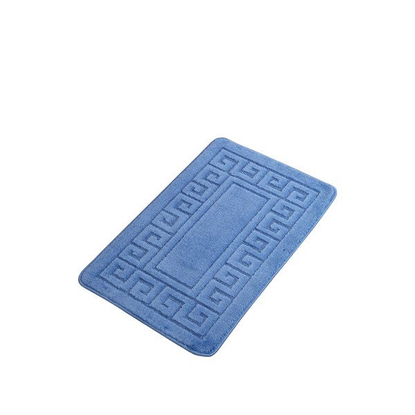 Niebieski dywanik łazienkowy 50x70 cm Ethnic – Foutastic