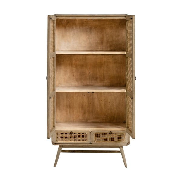 Szafa z litego drewna mindi 90x175 cm Nalu – Kave Home-image-3