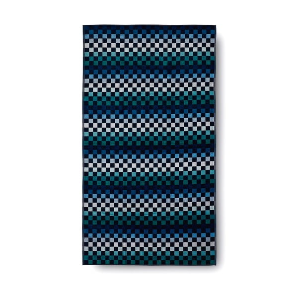 Ręcznik Squares Blue, 100x180 cm