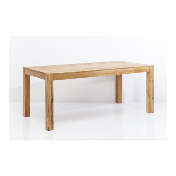 Stół do jadalni z drewna dębowego Kare Design Attento, 180x90 cm