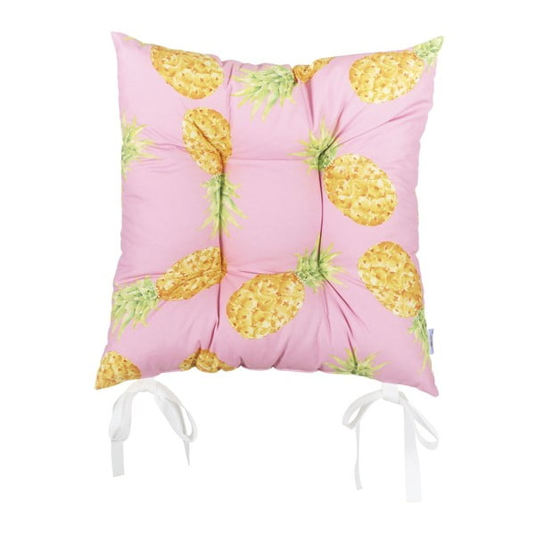Poduszka na krzesło Mike & Co. NEW YORK Pink Pineapple