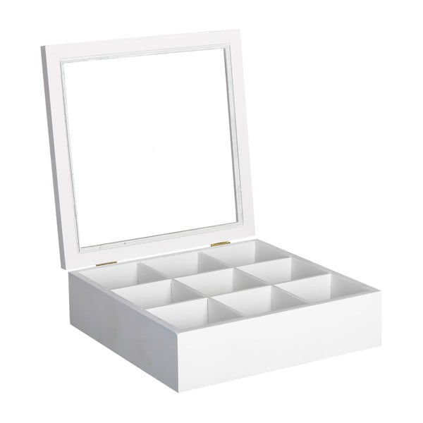 Pudełko z 9 przegródkami White Box