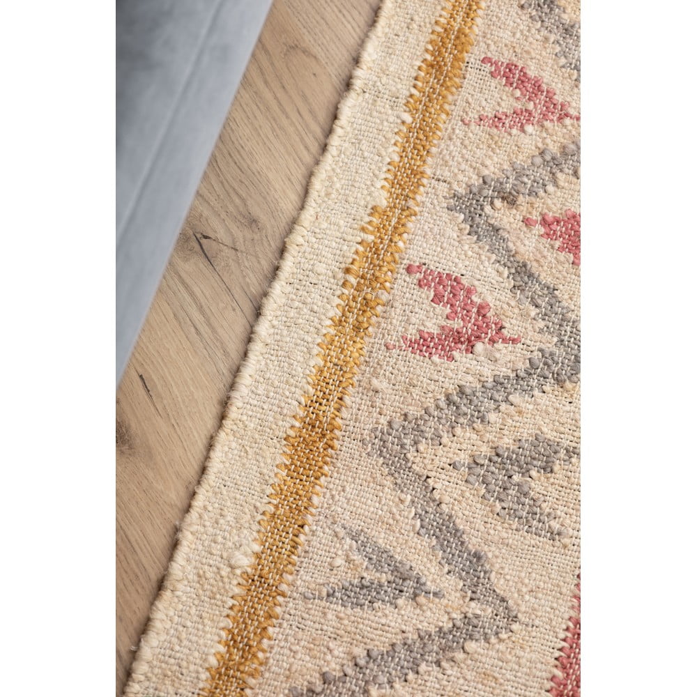 Kremowy dywan z juty tkany ręcznie 160x230 cm Roya Imani – Elle Decoration (zdjęcie 9)