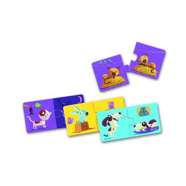 Puzzle dziecięce Djeco Przeciwieństwa-image-2