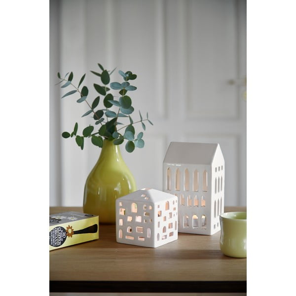 Biały ceramiczny świecznik Kähler Design Urbania Lighthouse Church-image-4