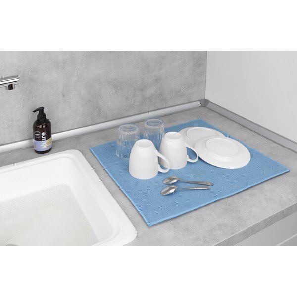 Niebieska chłonna podkładka pod mokre naczynia Wenko Miko-image-3