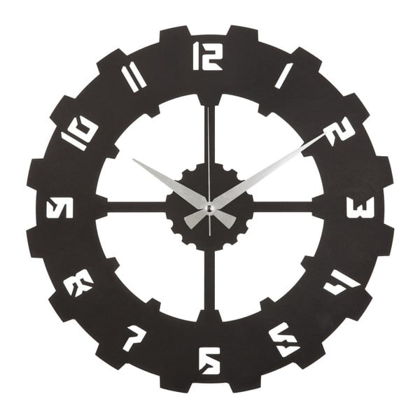 Metalowy zegar ścienny New York, ø 50 cm