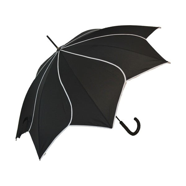 Czarny parasol Windmill, ⌀ 105 cm