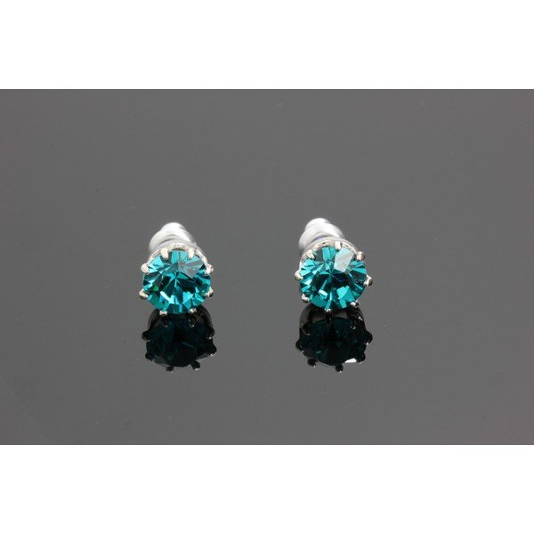 Kolczyki Swarovski Elements Simple Blue