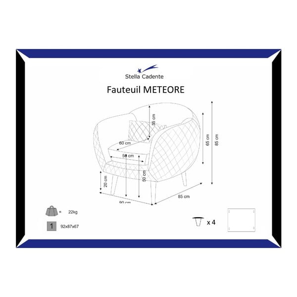 Czerwony fotel by Stella Cadente Maison Meteore-image-1