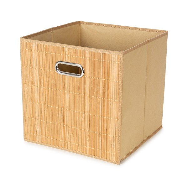 Bambusowy koszyk do regału 31x31x31 cm Anji – Compactor