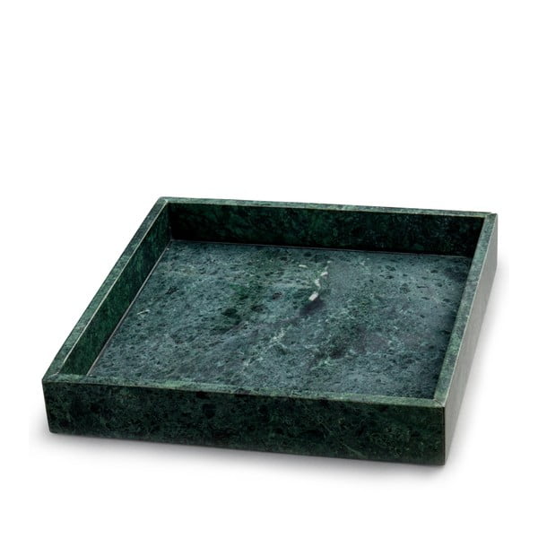 Zielona marmurowa taca NORDSTJERNE, 30x30 cm