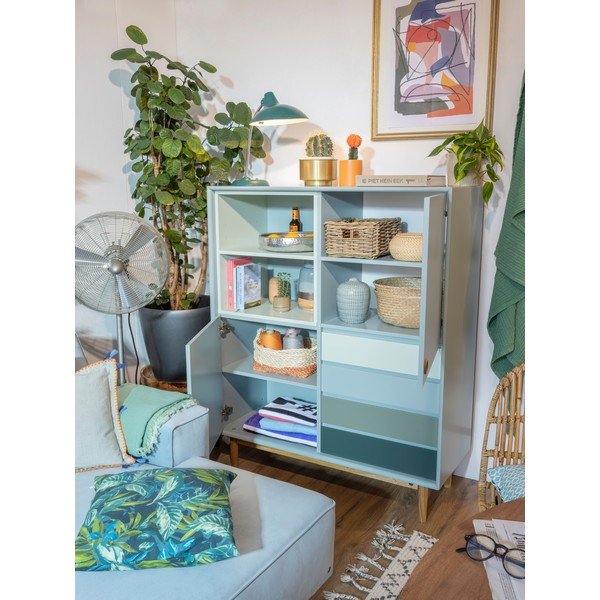 Jasnozielona komoda Tom Tailor Color Box, 114x137 cm-image-1