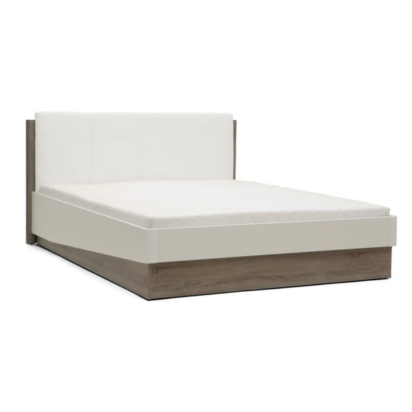 Białe łóżko 2-osobowe Mazzini Beds Dodo, 180x200 cm