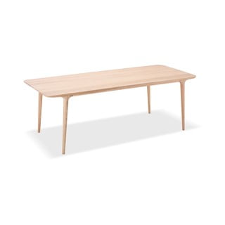 Stół z drewna dębowego Gazzda Fawn, 220x90 cm