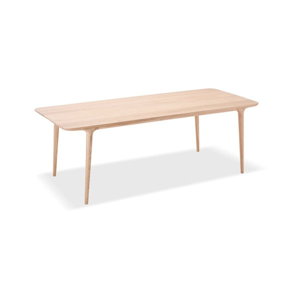 Stół z drewna dębowego Gazzda Fawn, 220x90 cm