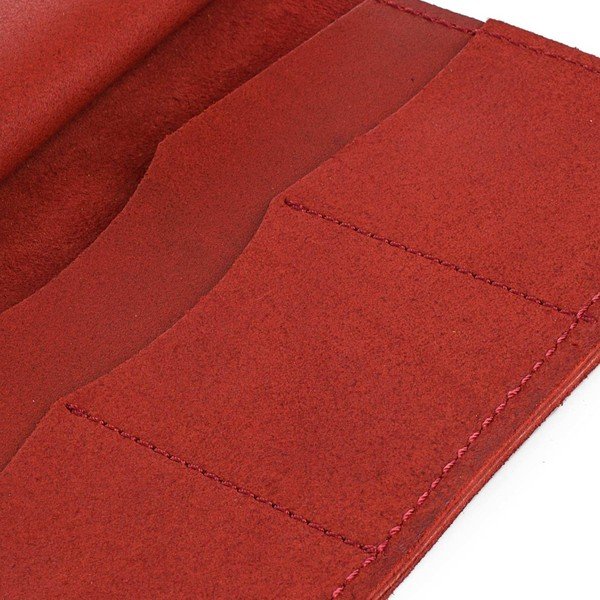 Czerwony portfel skórzany Woox Triviala Purpurea-image-4