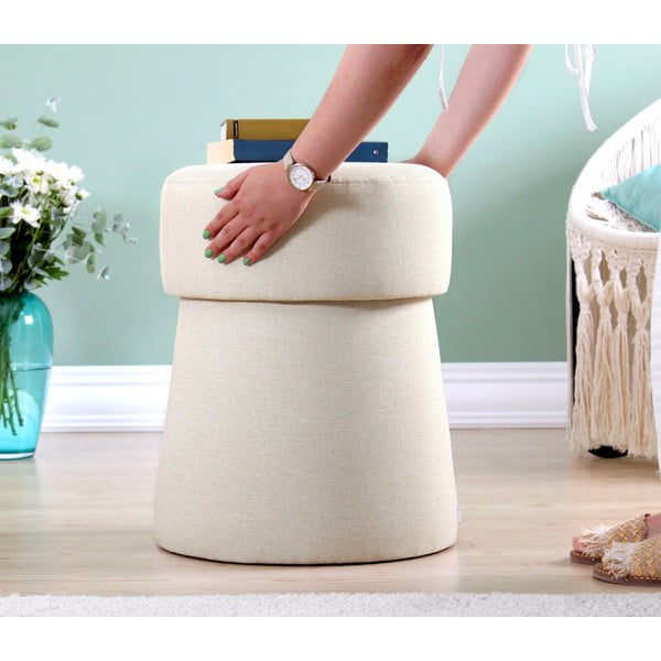 Kremowy puf Beans – Artie-image-3