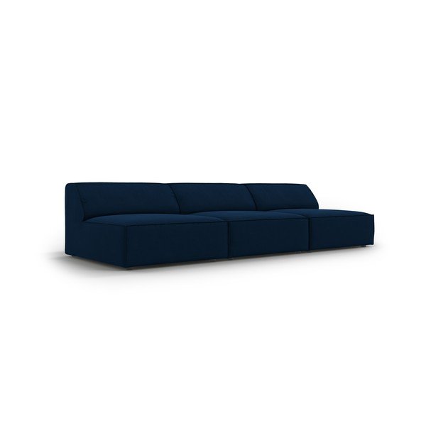 Ciemnoniebieska aksamitna sofa 240 cm Jodie – Micadoni Home-image-3