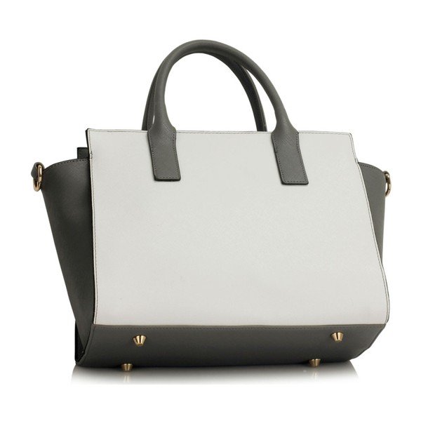 Torebka L&S Teri Grey & White-image-1