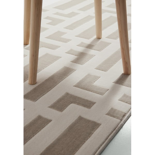 Szaro-kremowy chodnik 80x240 cm Perles Onyx – Elle Decoration-image-4