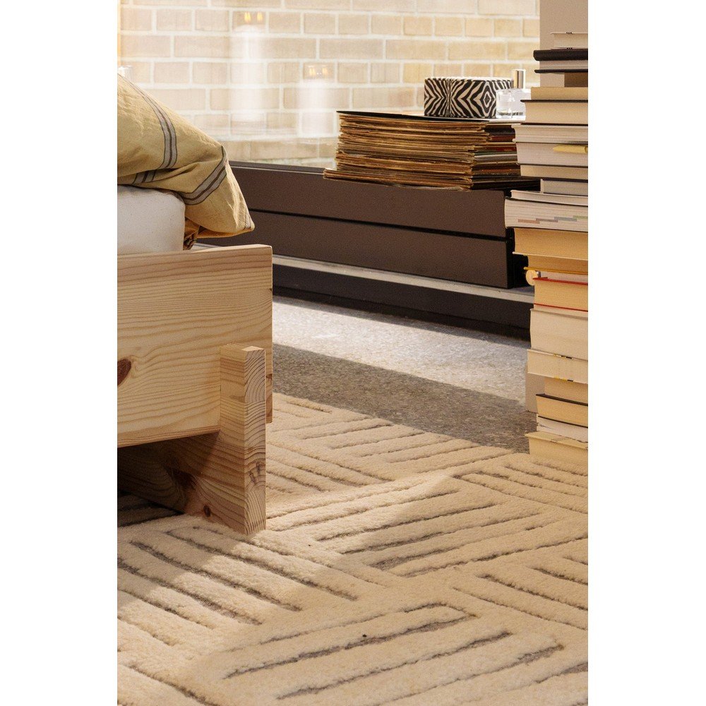 Łóżko dwuosobowe z litego drewna sosnowego ze stelażem 160x200 cm w jasnym naturalnym kolorze Latch – Karup (zdjęcie 5)