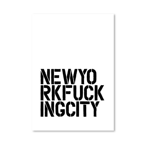 Plakat "New York Fucking City", 42x60 cm